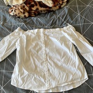 Express off the shoulder shirt